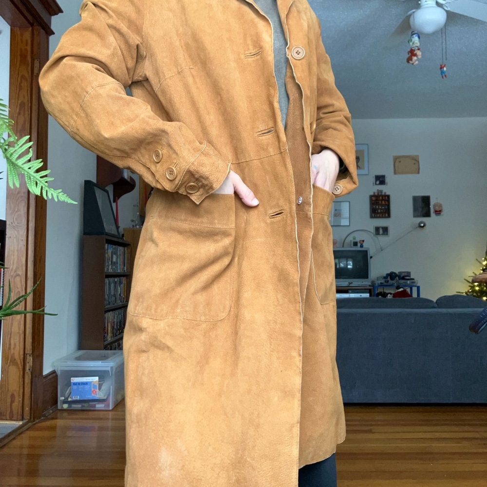 Women’s suede leather jacket